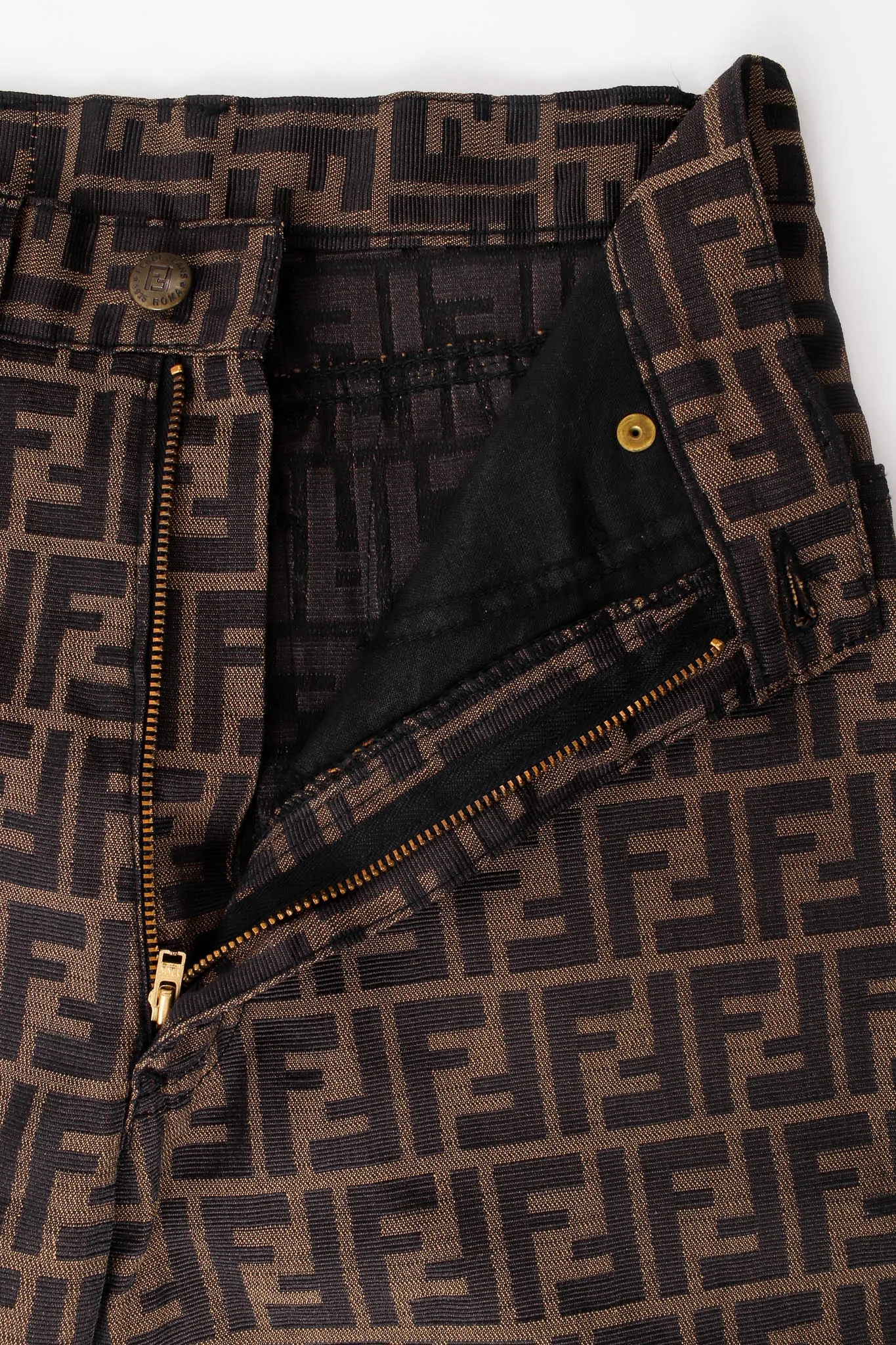 Zucca Monogram Crop Jean W27