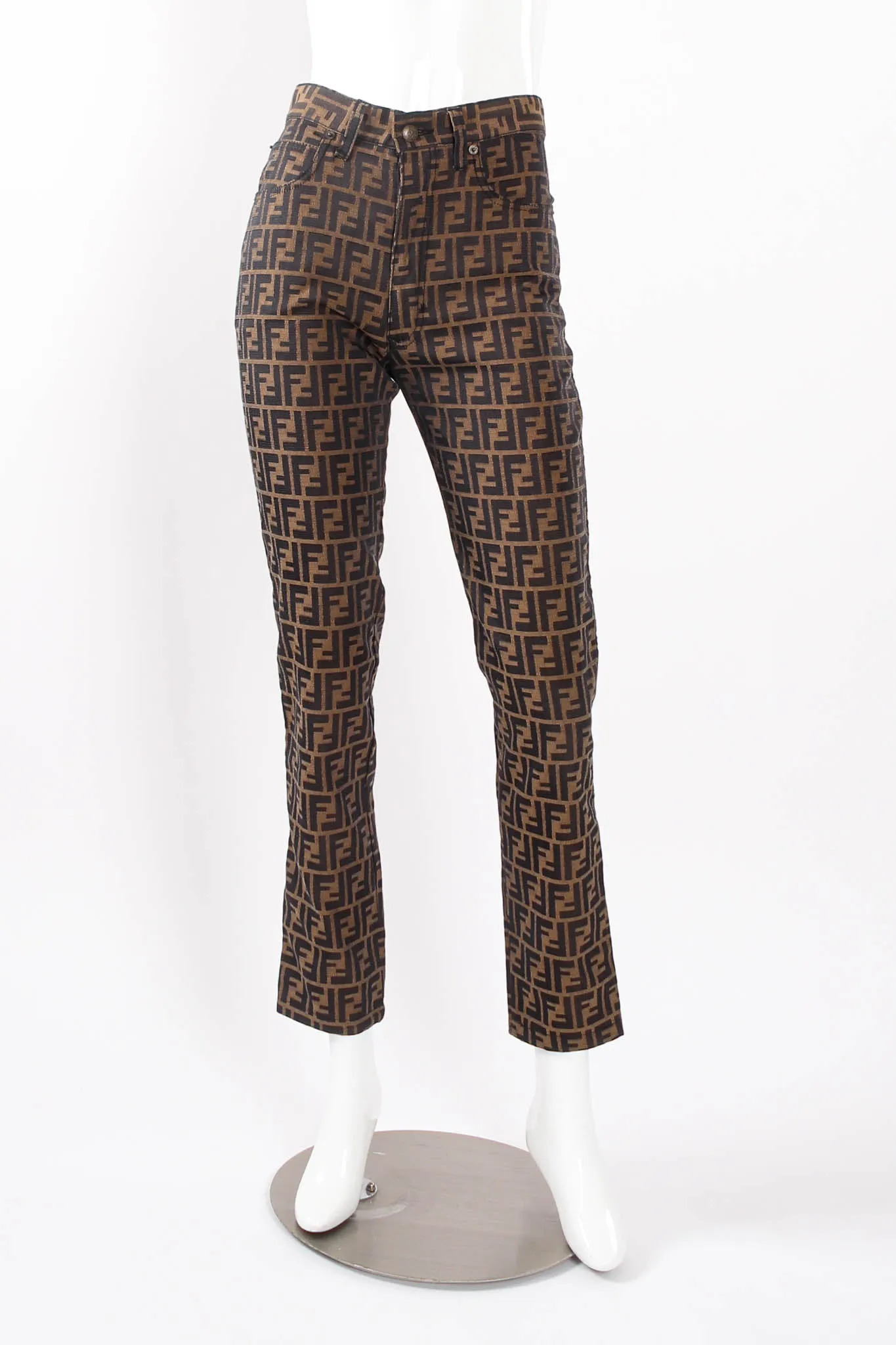 Zucca Monogram Crop Jean W27
