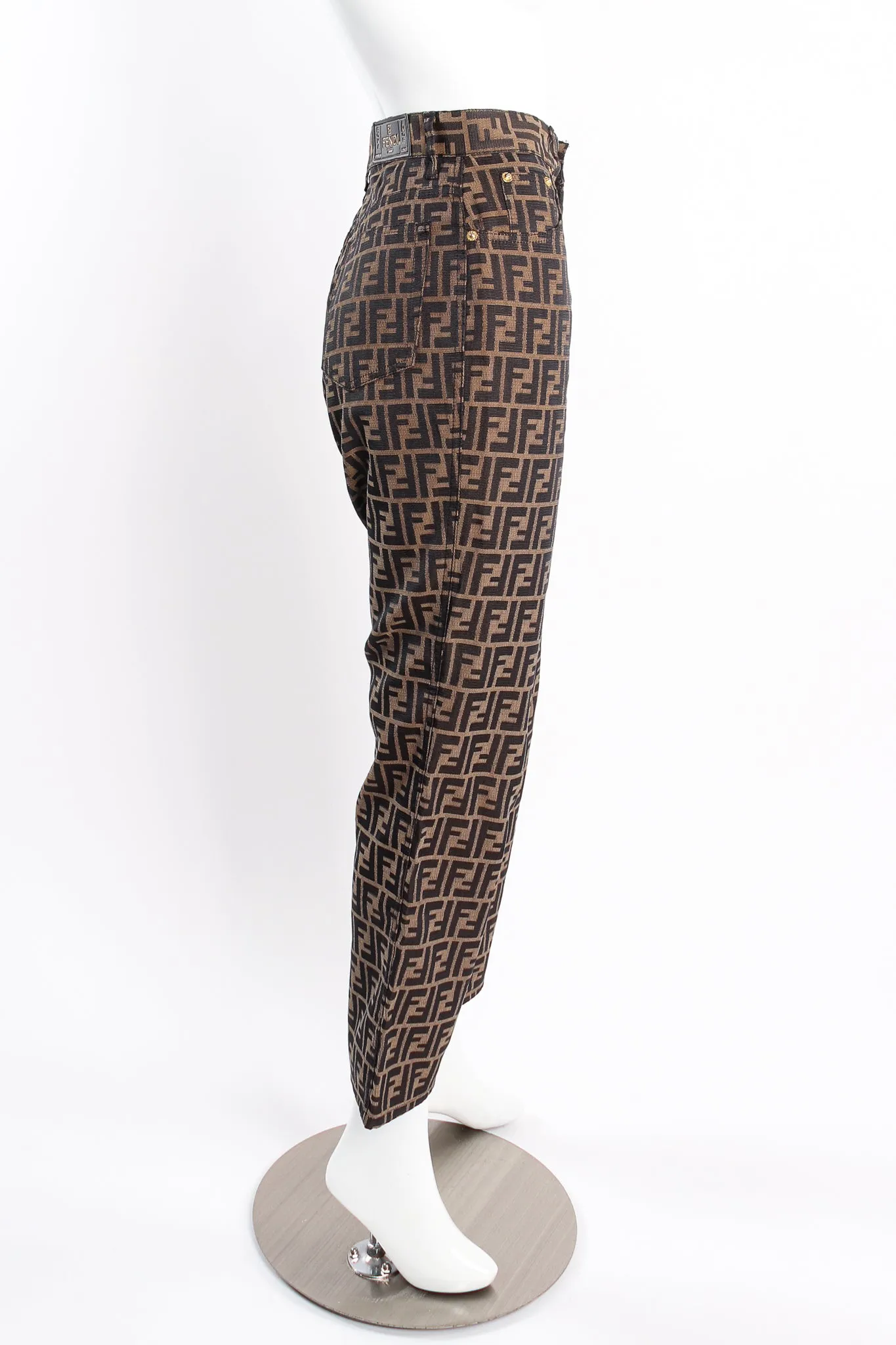 Zucca Monogram Crop Jean W28