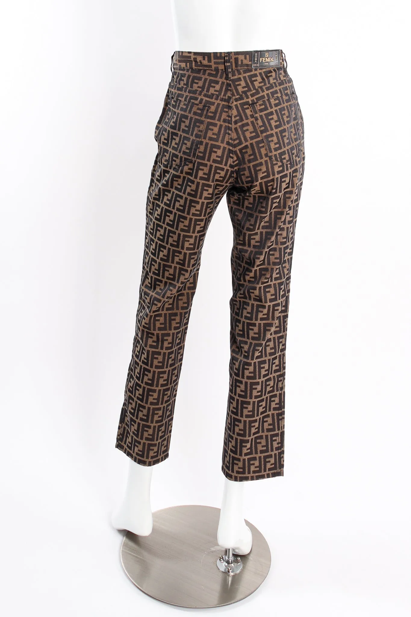 Zucca Monogram Crop Jean W28