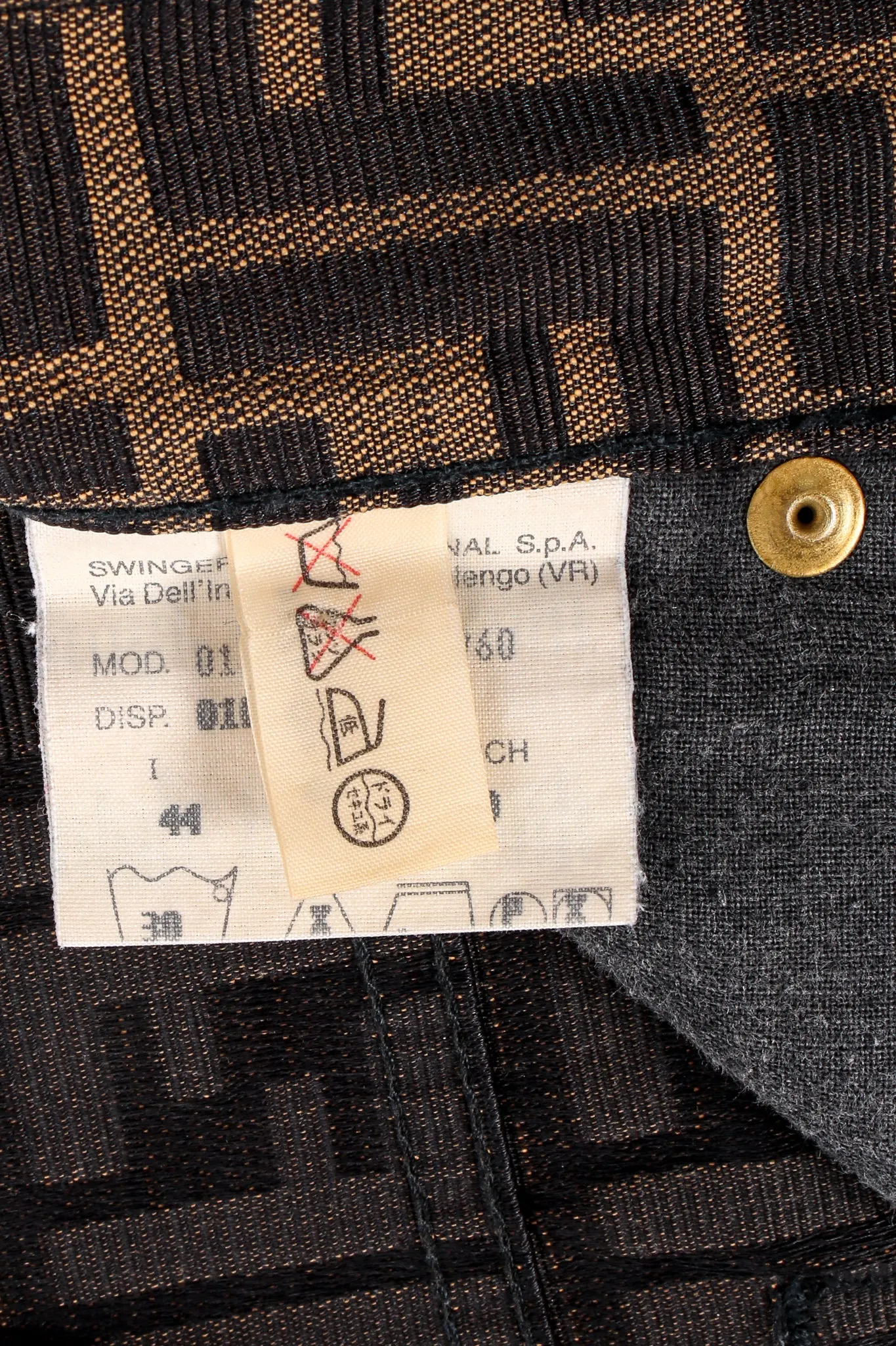 Zucca Monogram Crop Jean W28