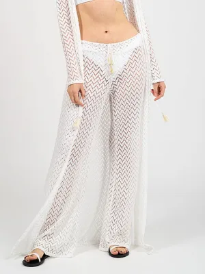 Zuma Wide Leg Pant in Natural