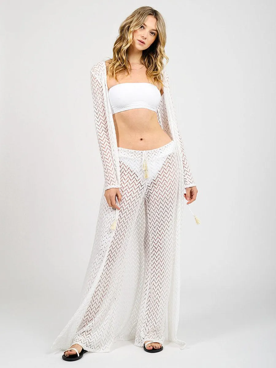 Zuma Wide Leg Pant in Natural